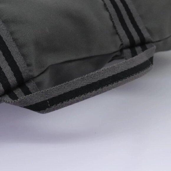 HERMES Fourre Tout Porte Documents Business Bag Canvas Gray Silver Auth 124325 - Picture 8 of 16